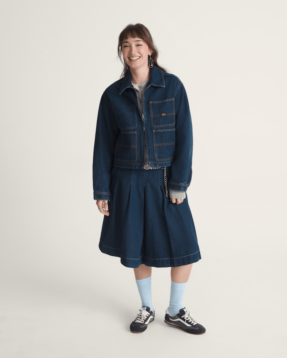 Women Vans Emily Boxy Work Wear Jacket in Dark Rise