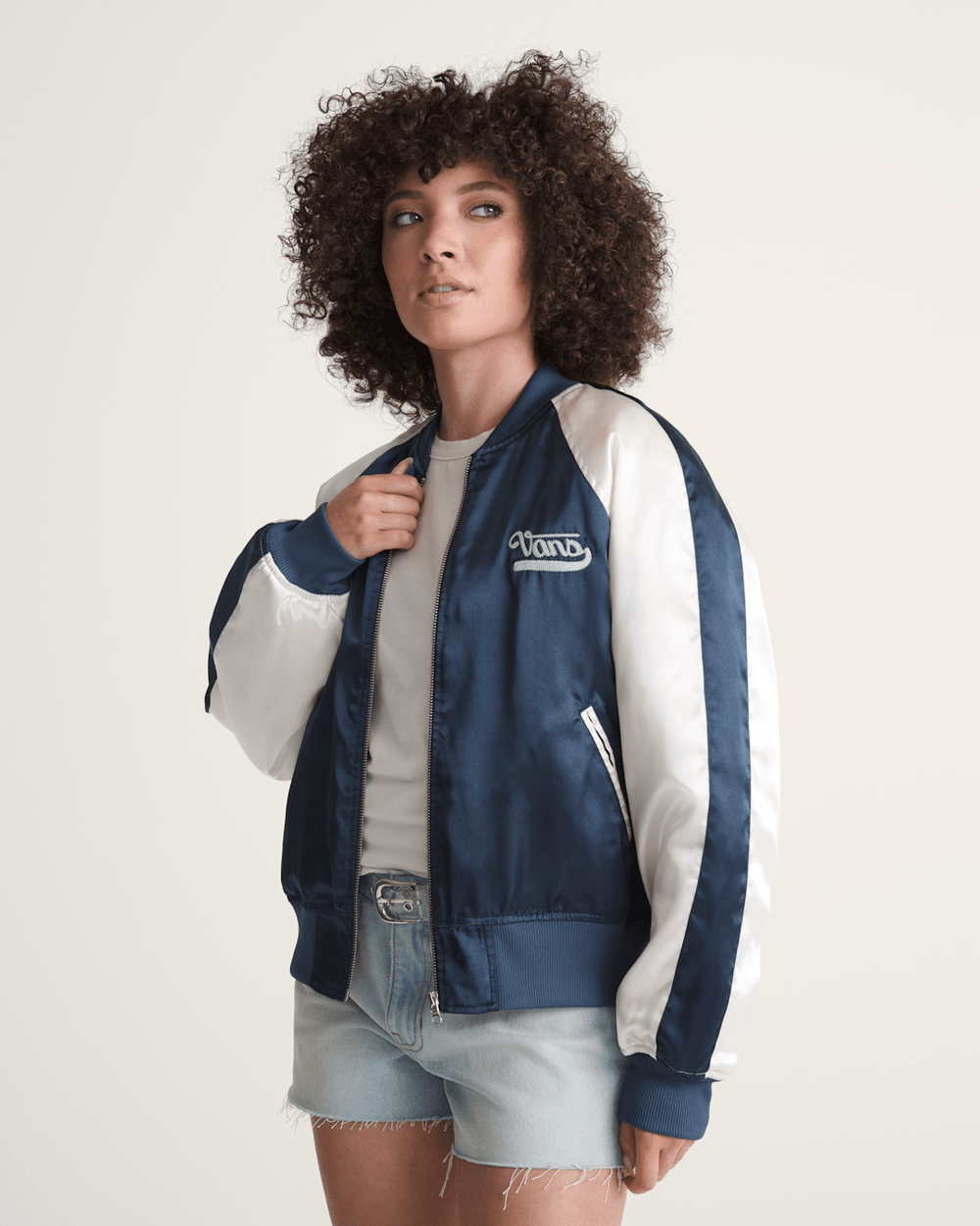 Women Vans Souvenir Jacket in Dress Blues