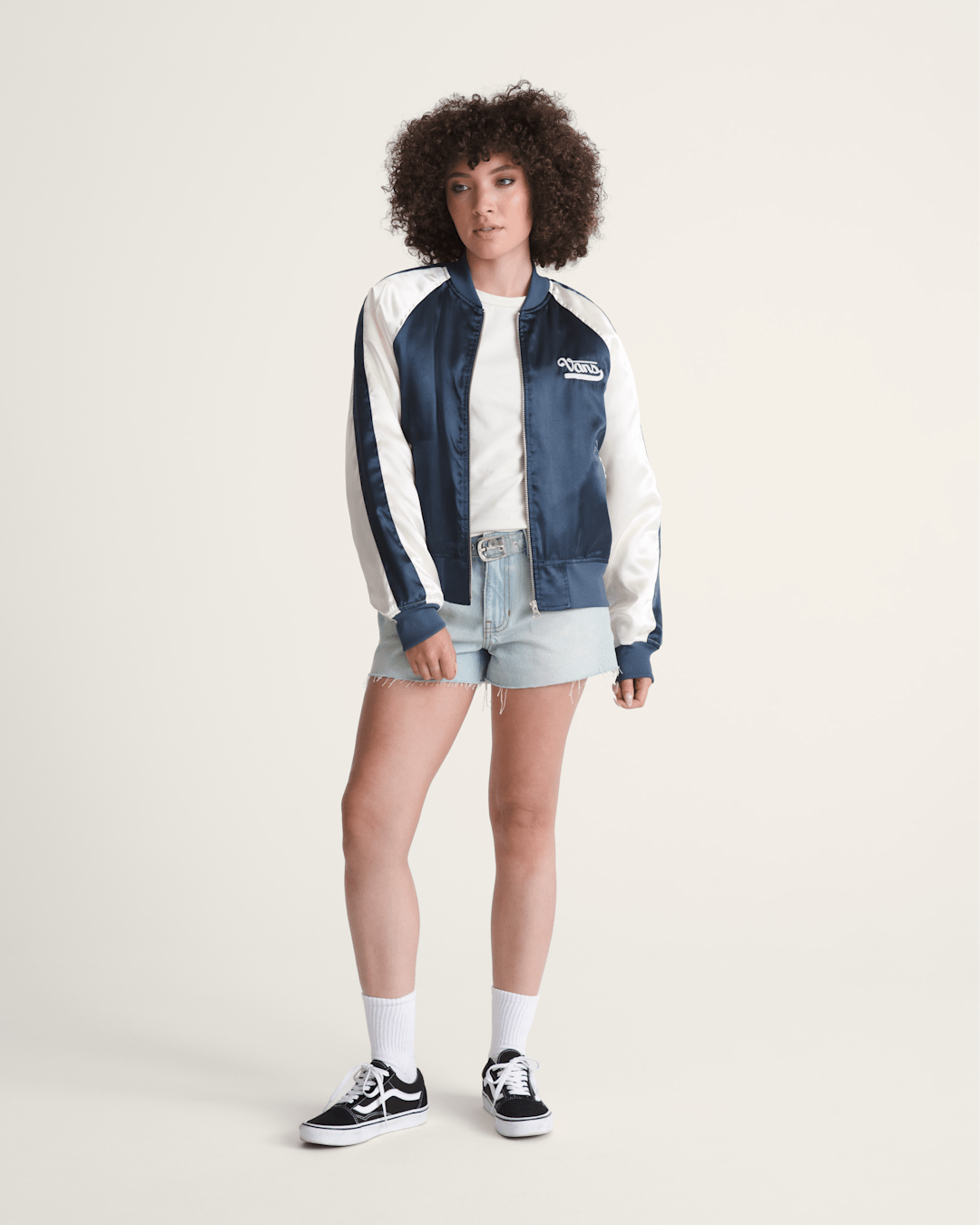 Women Vans Souvenir Jacket in Dress Blues