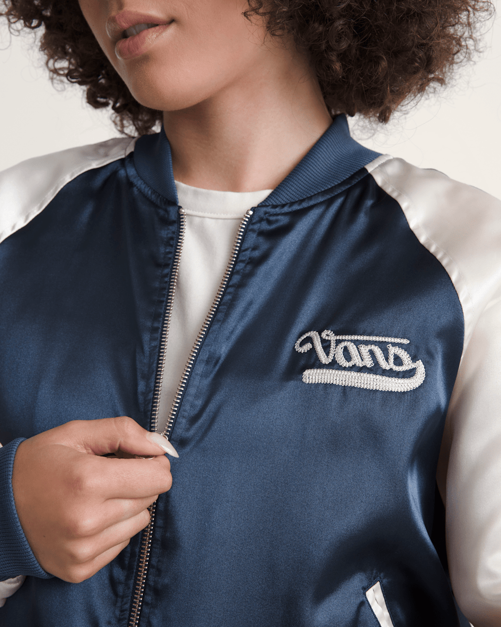 Women Vans Souvenir Jacket in Dress Blues
