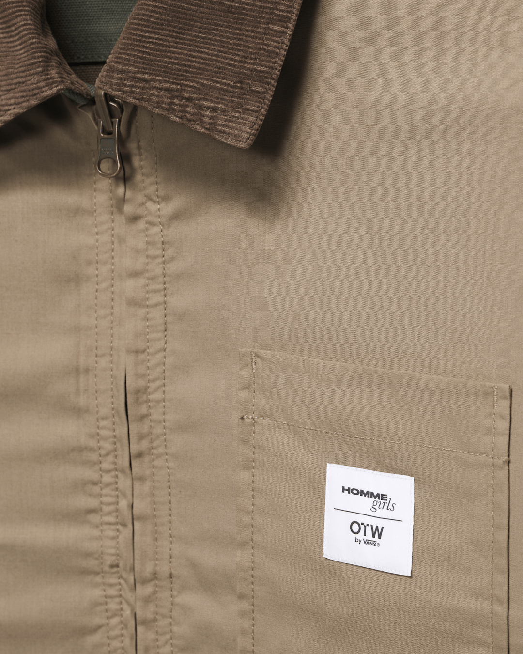 Women Vans OTW by Vans X HommeGirls Reversible Jacket in Military Green