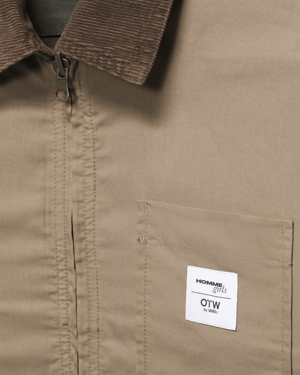 Women Vans OTW by Vans X HommeGirls Reversible Jacket in Military Green