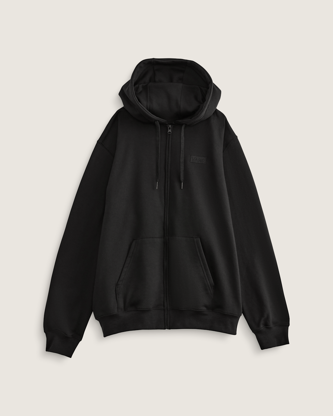 Women|Men Vans Core Basic Full Zip Hoodie in Black