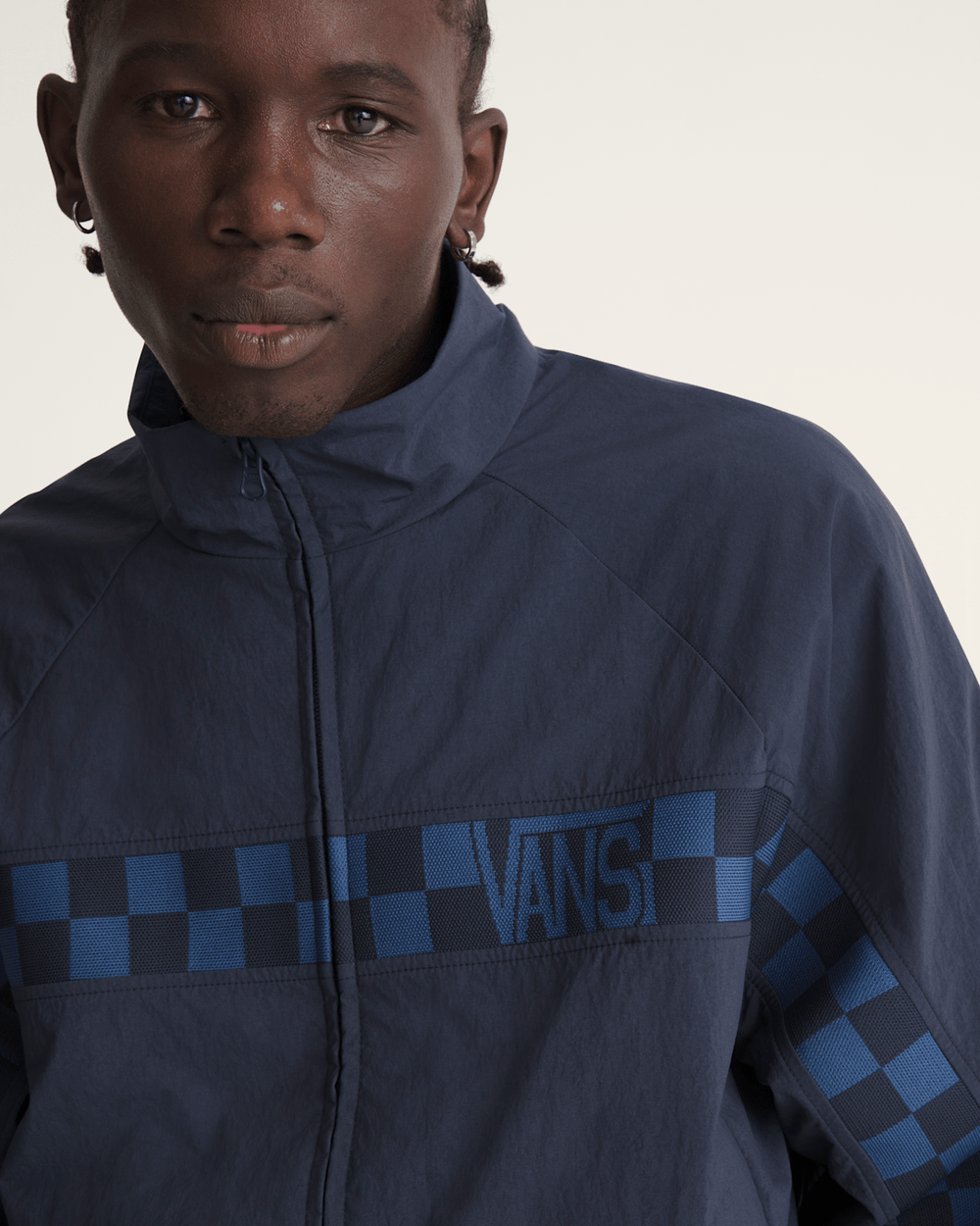 Women|Men Vans Ronnie Track Jacket in Parisian Night Blue