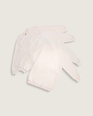 Women|Men Vans Waffle Shop Wave Blend Crewneck Sweatshirt in Marshmallow White