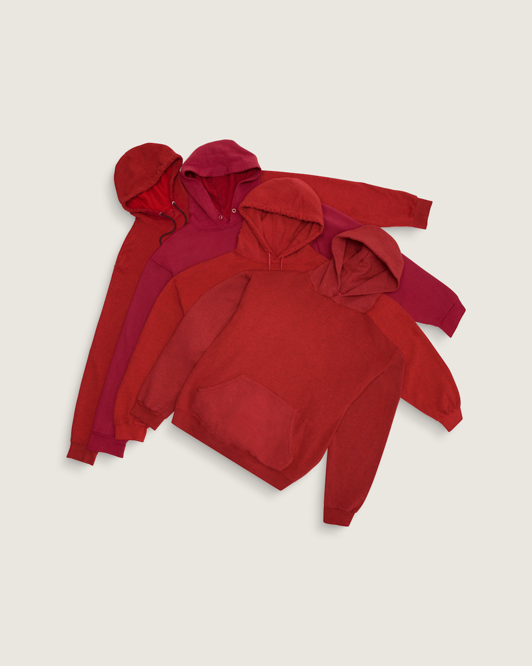 Women|Men Vans Waffle Shop Wave Blend Pullover Hoodie in Red