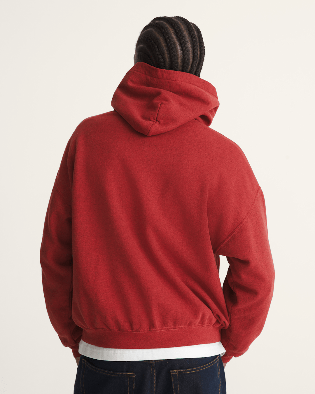 Women|Men Vans Waffle Shop Wave Blend Pullover Hoodie in Red