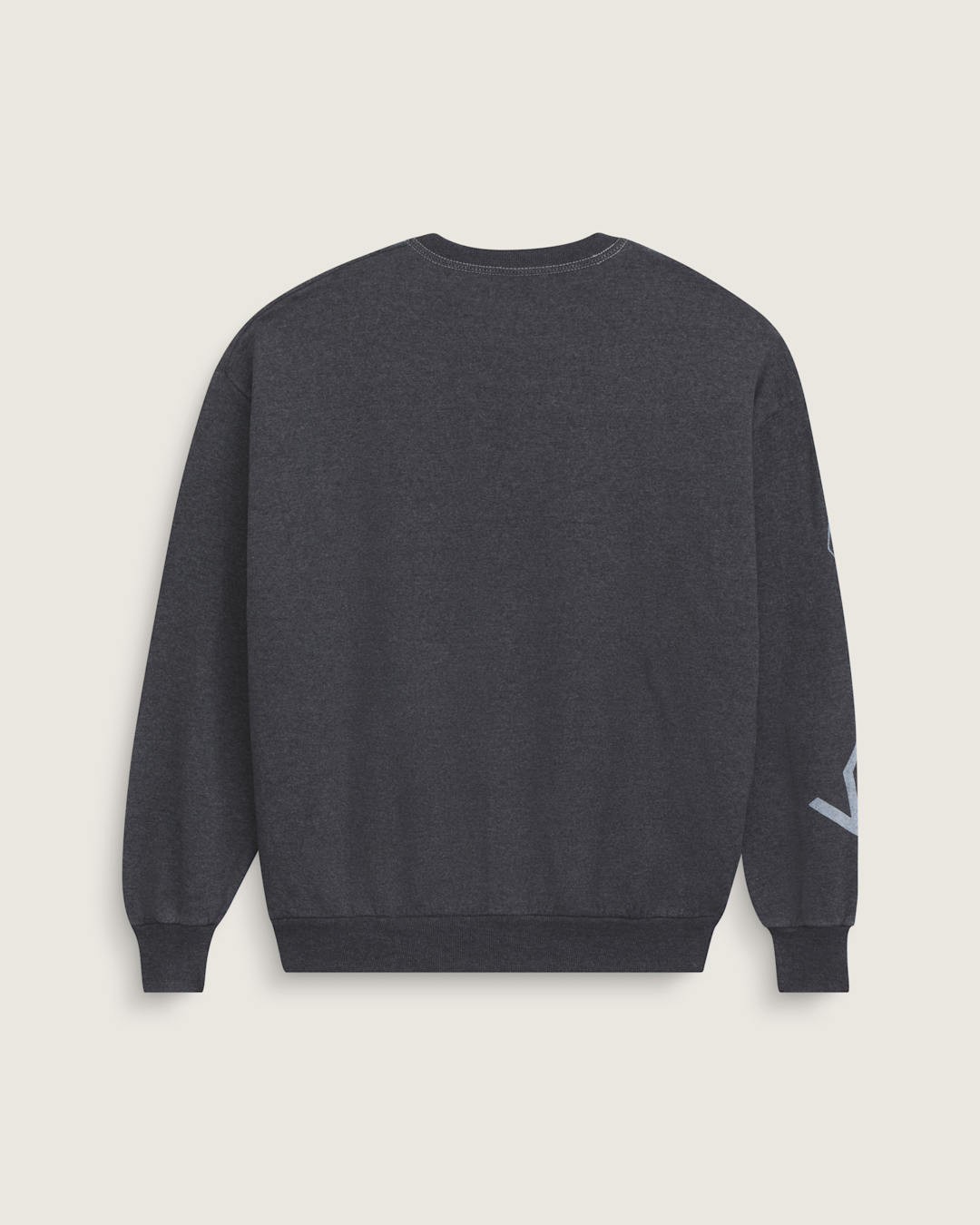 Women|Men Vans Waffle Shop Skate Crest Crewneck Sweatshirt in Charcoal Grey
