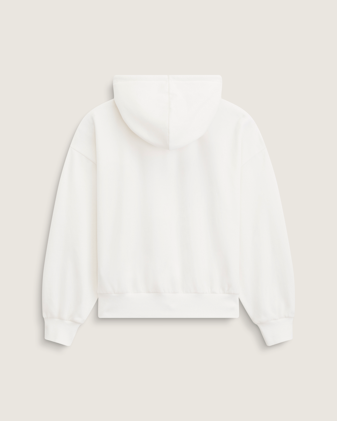 Women Vans Pearls Logo Retro Pullover Sweatshirt in Marshmallow White
