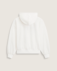 Women Vans Pearls Logo Retro Pullover Sweatshirt in Marshmallow White