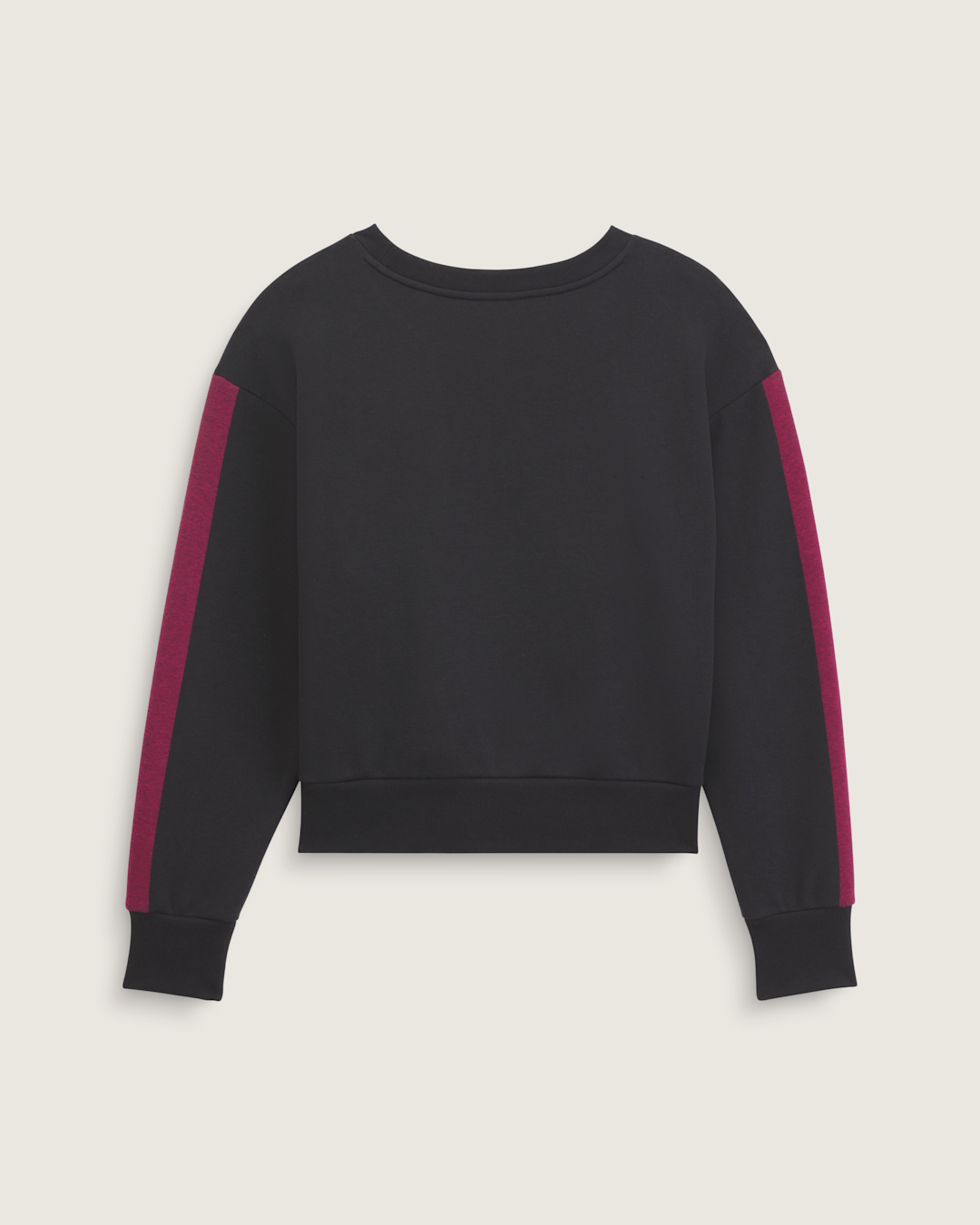 Women Vans Faster Crew Sweatshirt in Black / Pink