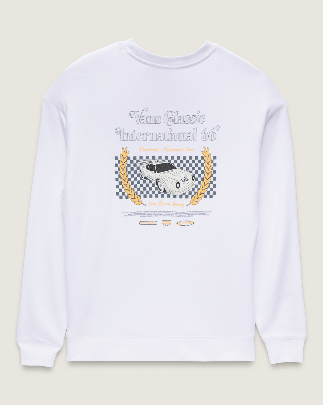 Women Vans Sport International 66 Crew Sweatshirt in White