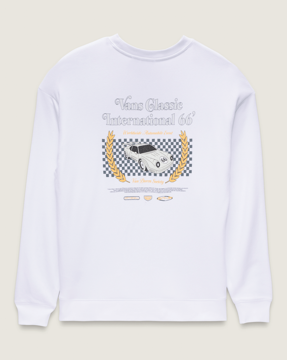 Women Vans Sport International 66 Crew Sweatshirt in White