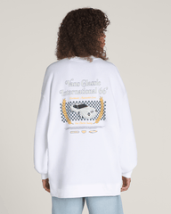 Women Vans Sport International 66 Crew Sweatshirt in White