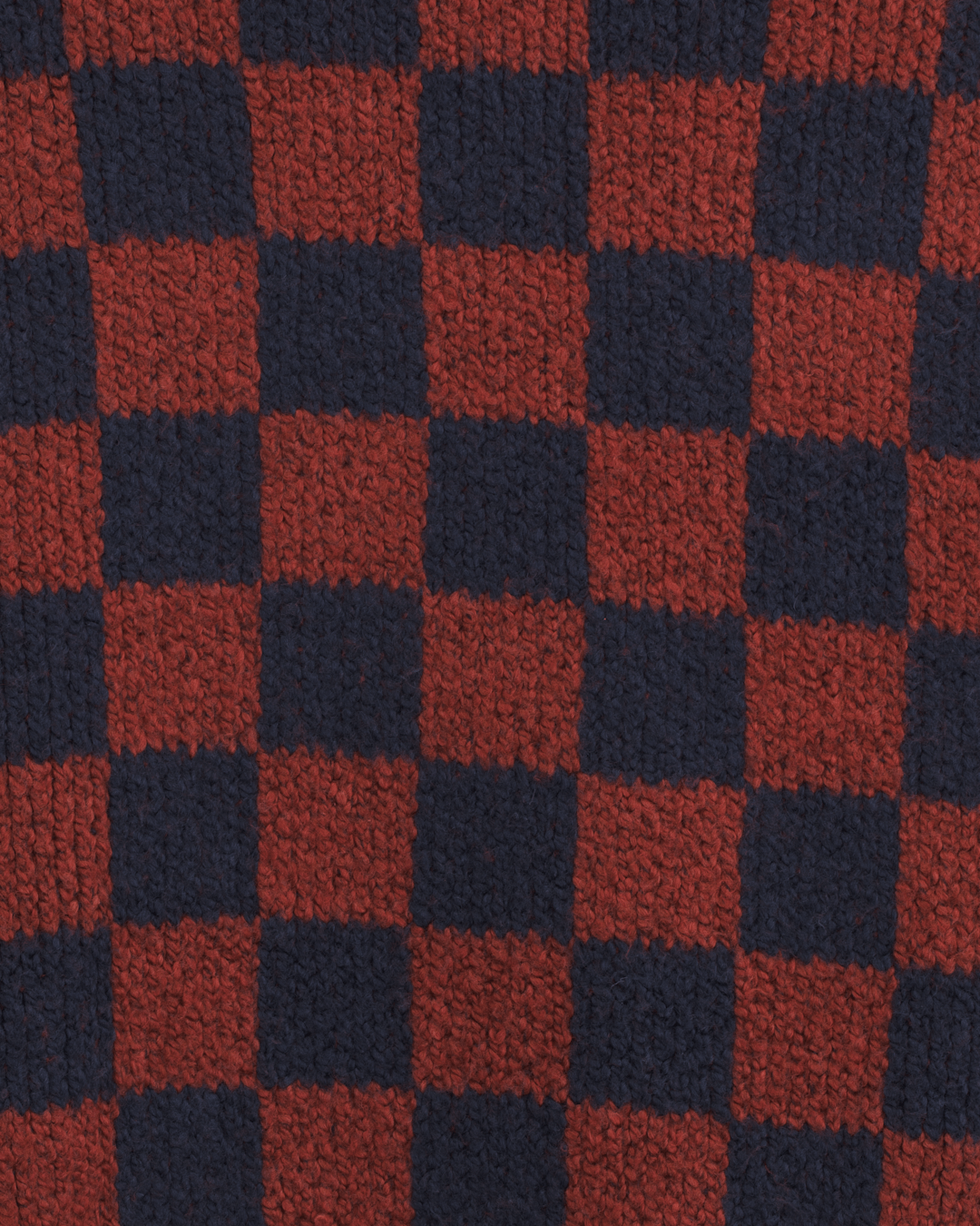 Women Vans Cameron Sweater in Checkerboard Blue / Red