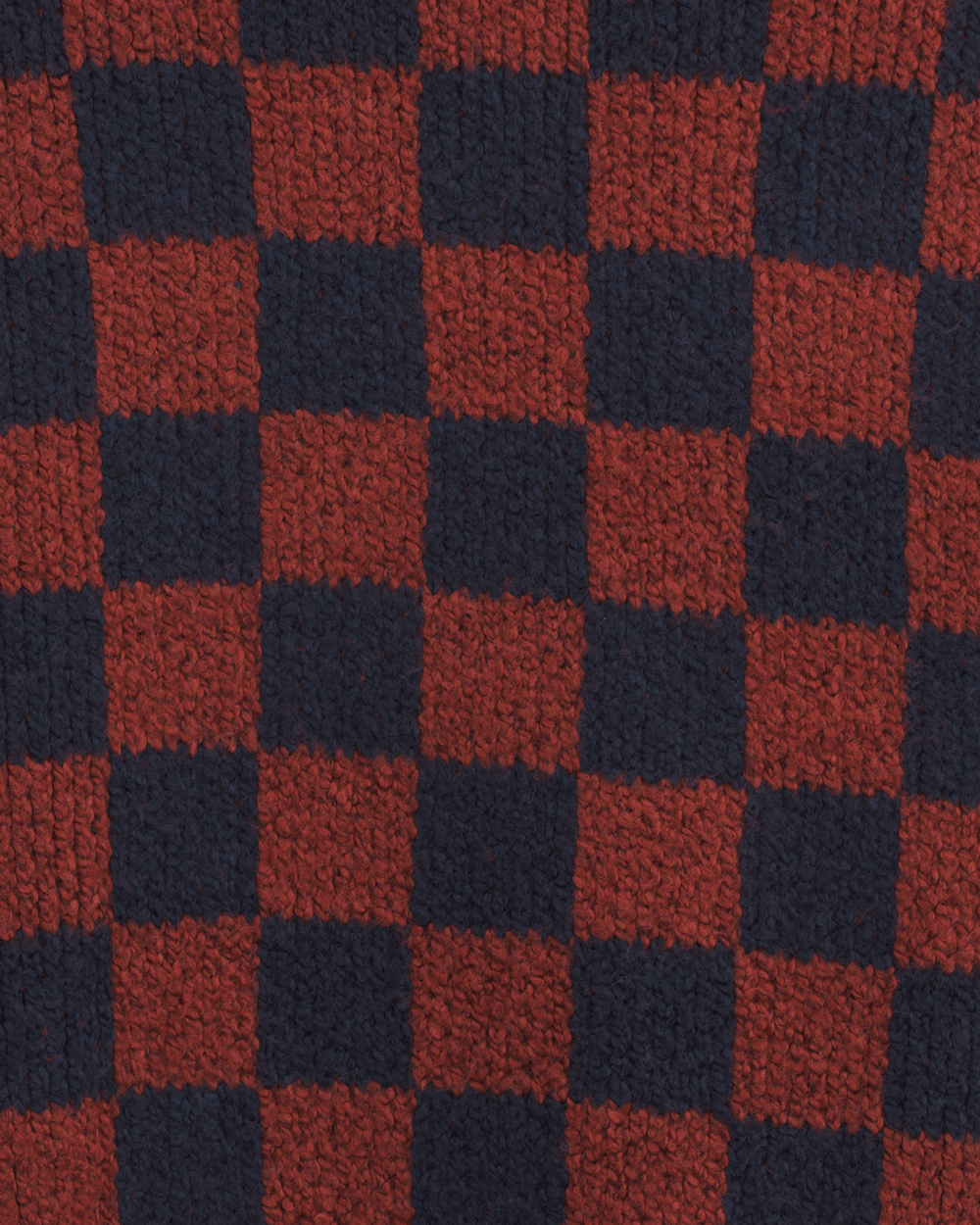 Women Vans Cameron Sweater in Checkerboard Blue / Red