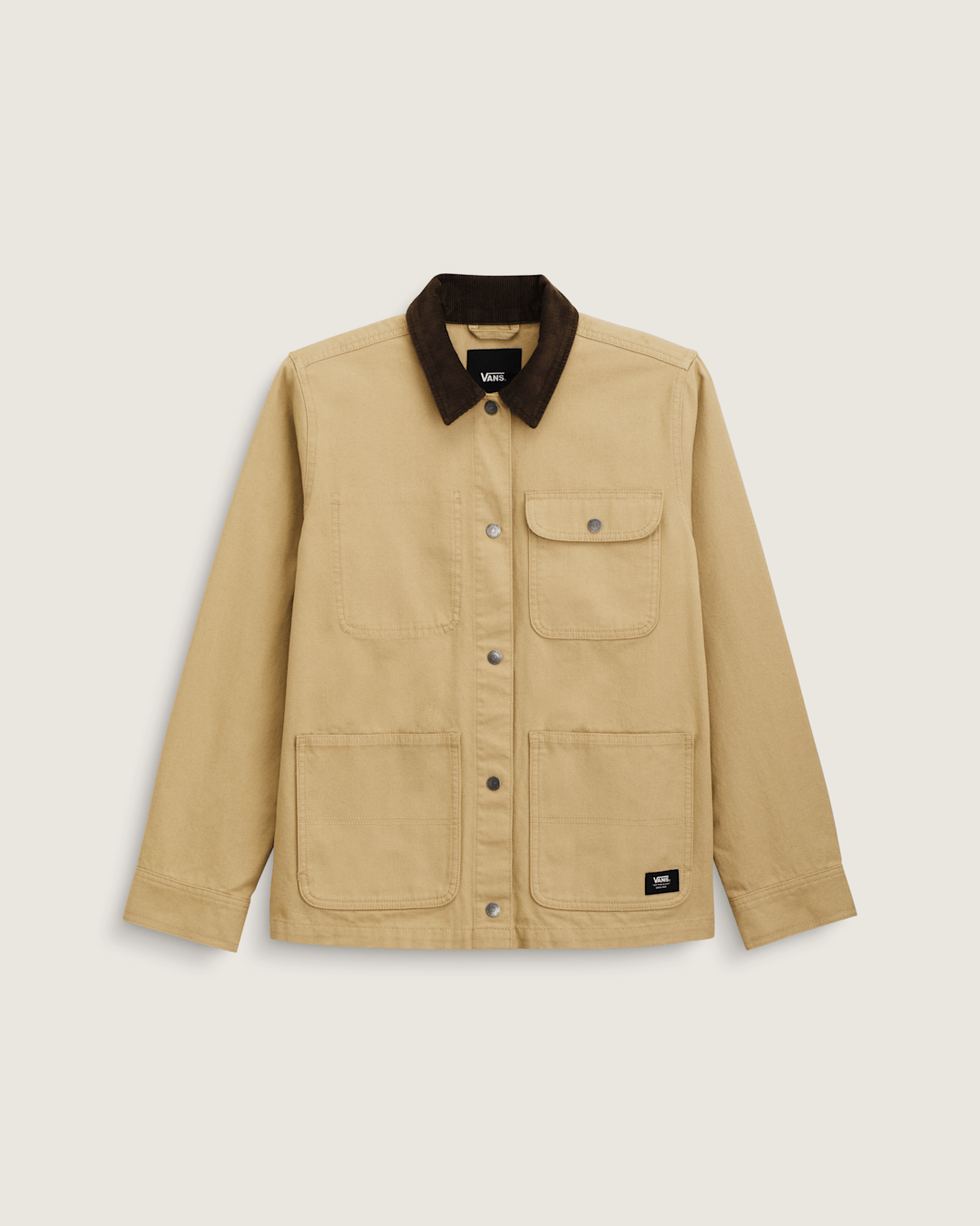 Women Vans Drill Chore Coat in Tan Brown