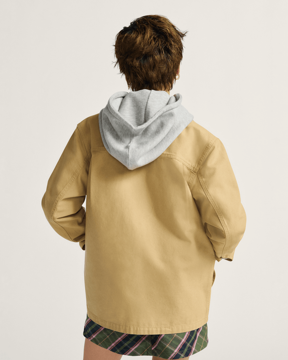 Women Vans Drill Chore Coat in Tan Brown
