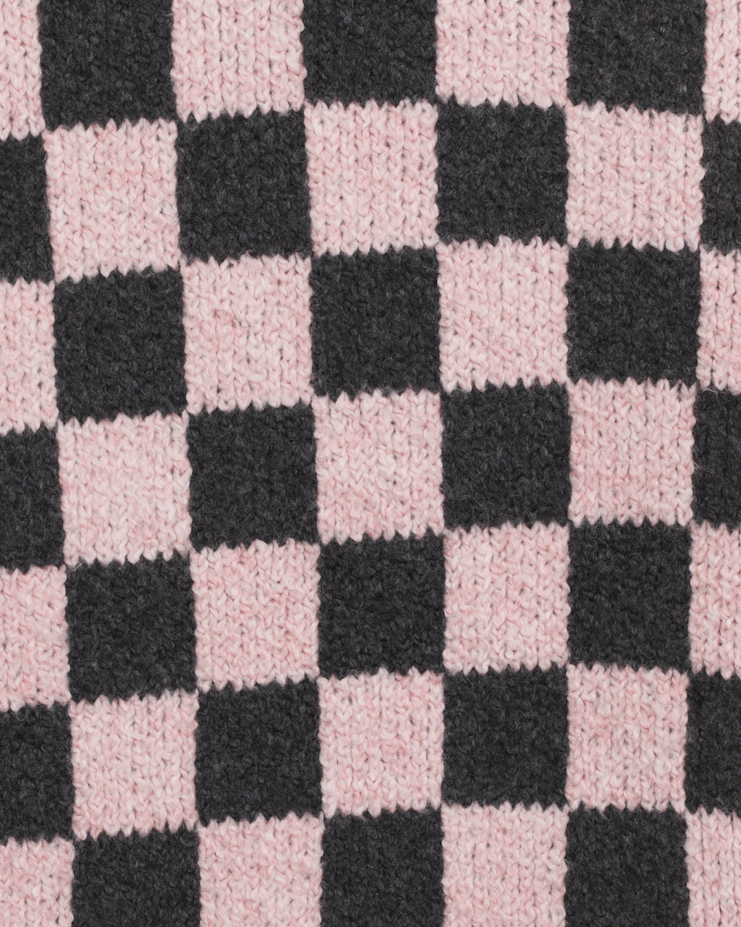 Women Vans Cameron Sweater in Checkerboard Grey / Pink