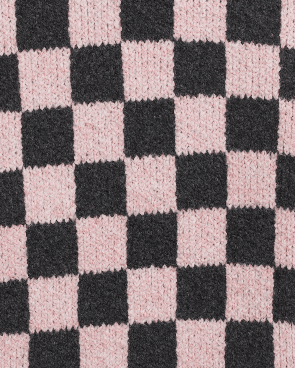 Women Vans Cameron Sweater in Checkerboard Grey / Pink