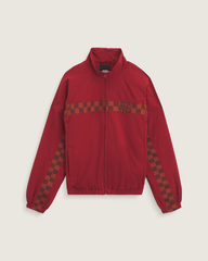 Women|Men Vans Ronnie Track Jacket in Bordeaux Red
