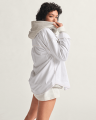 Women|Men Vans Premium Hoodie in Ash Heather White