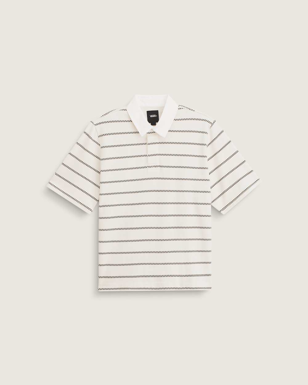 Women Vans Rugby Shirt in Marshmallow White