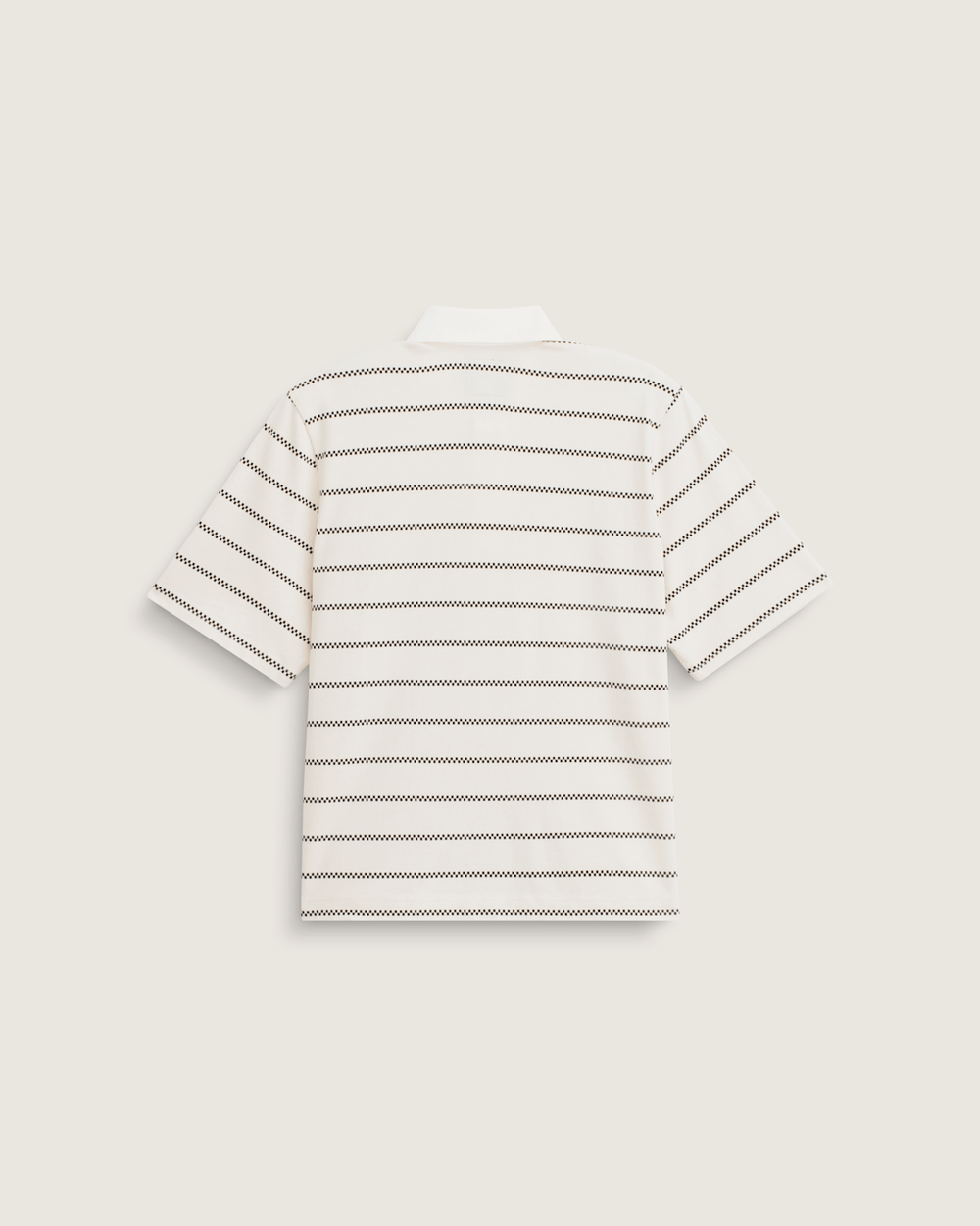 Women Vans Rugby Shirt in Marshmallow White