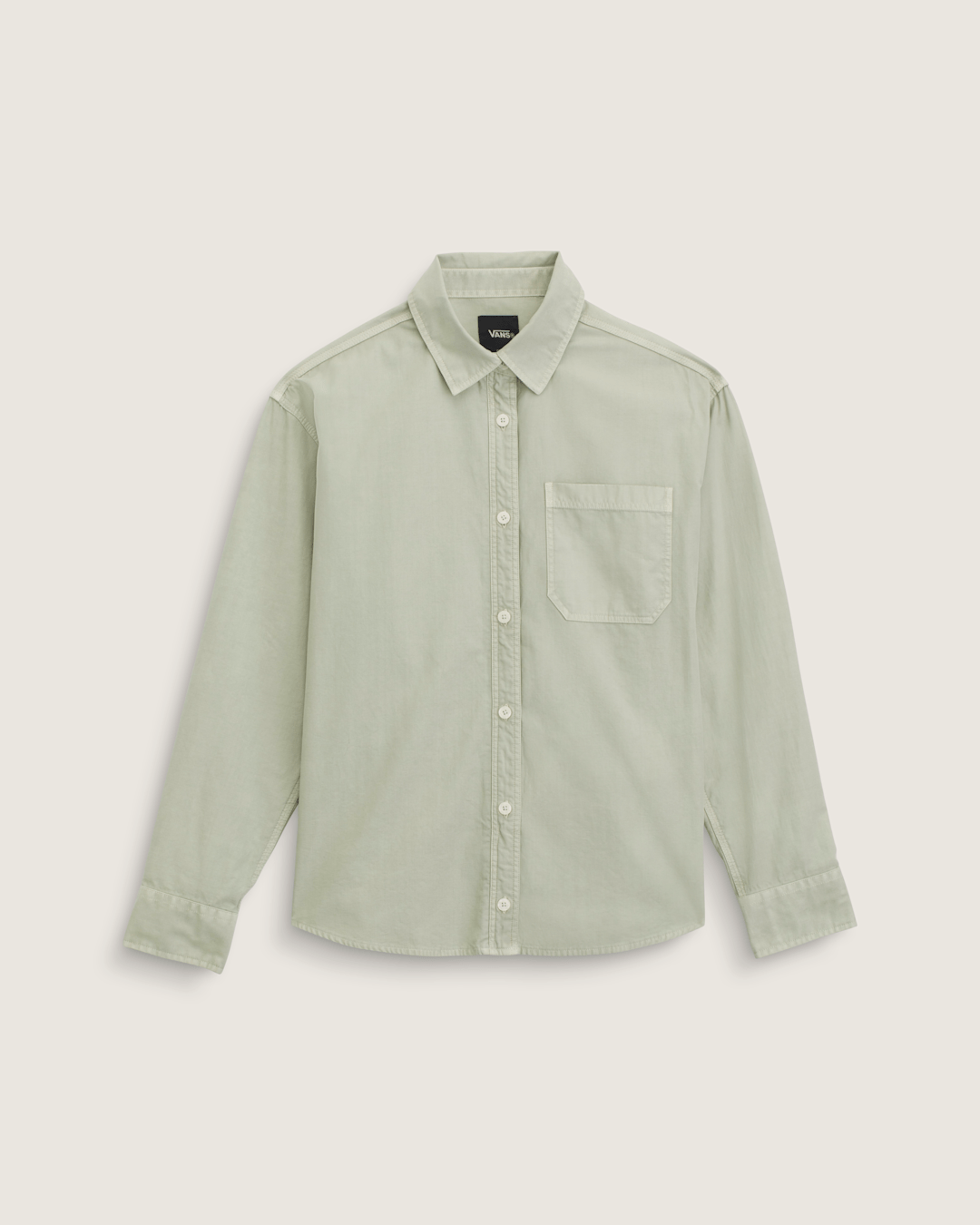 Women Vans Utility Shirt in Soft Sage Green