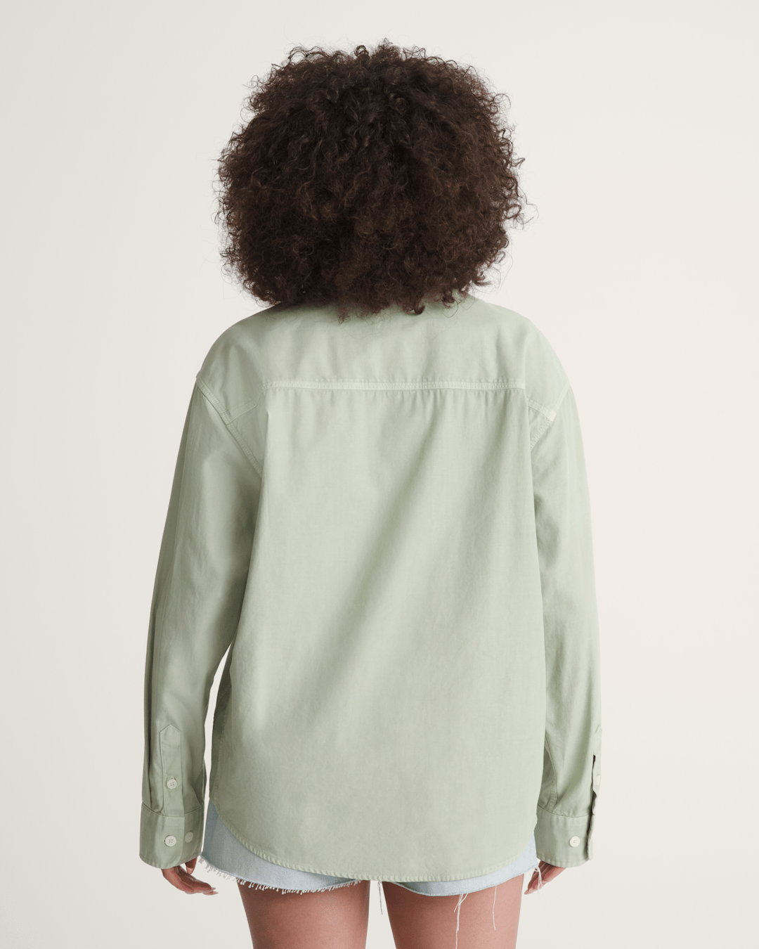 Women Vans Utility Shirt in Soft Sage Green