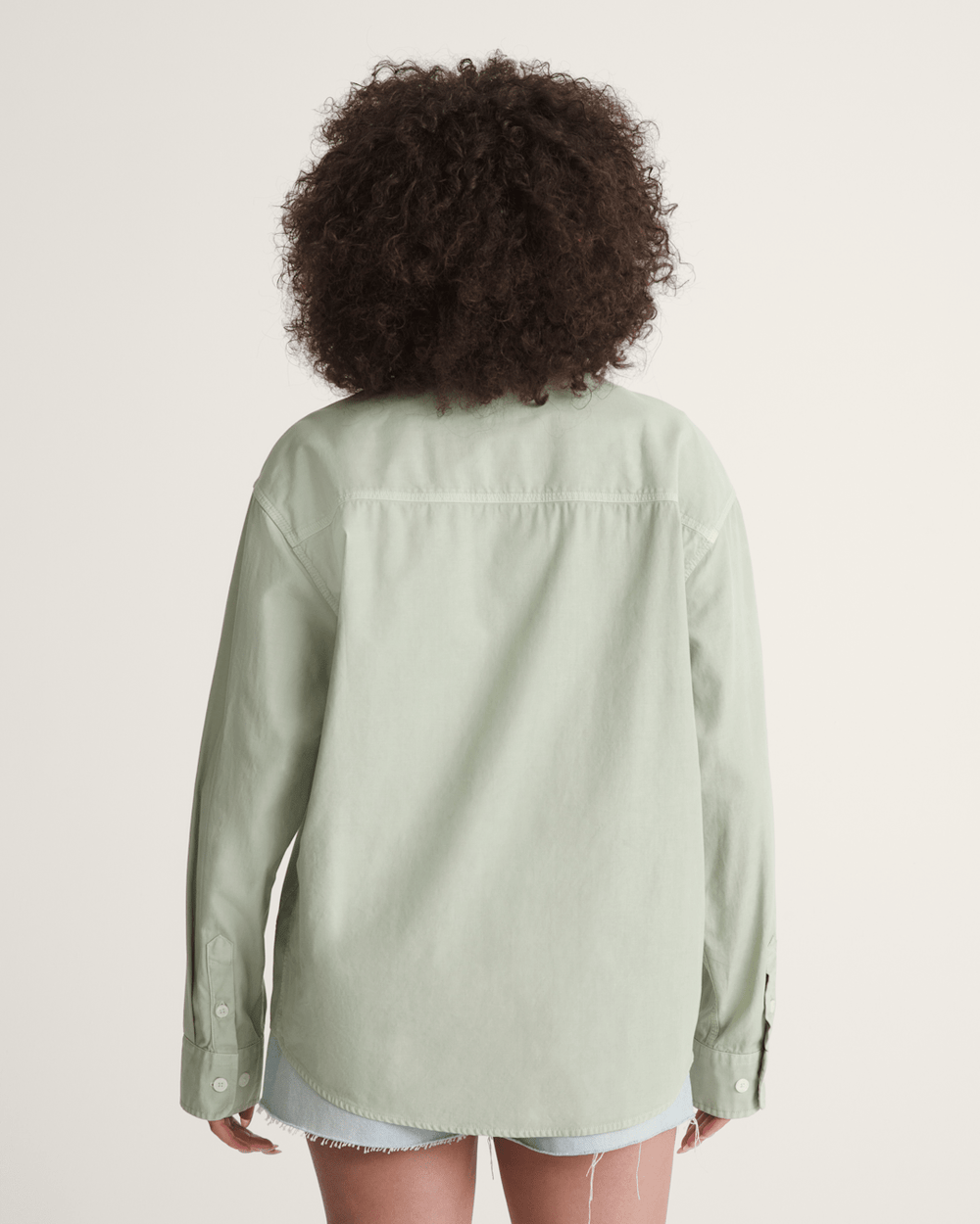 Women Vans Utility Shirt in Soft Sage Green