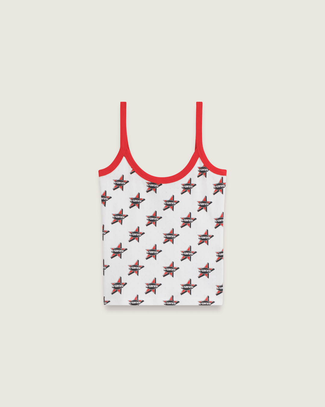 Women Vans Kiki Cami Tank Top in Racing Red