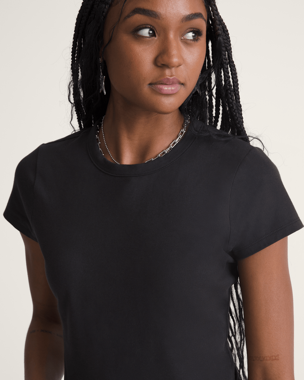 Women Vans Jersey Knit Shirt in Black