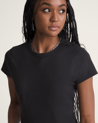 Women Vans Jersey Knit Shirt in Black