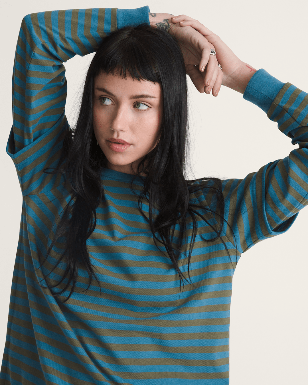 Women Vans Twofer Shirt in Stv Navy Blue