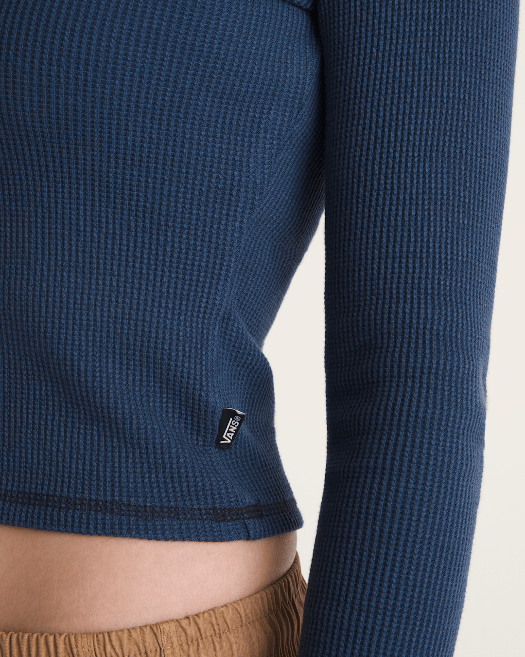 Women Vans Waffle Long Sleeve in DRESS BLUES