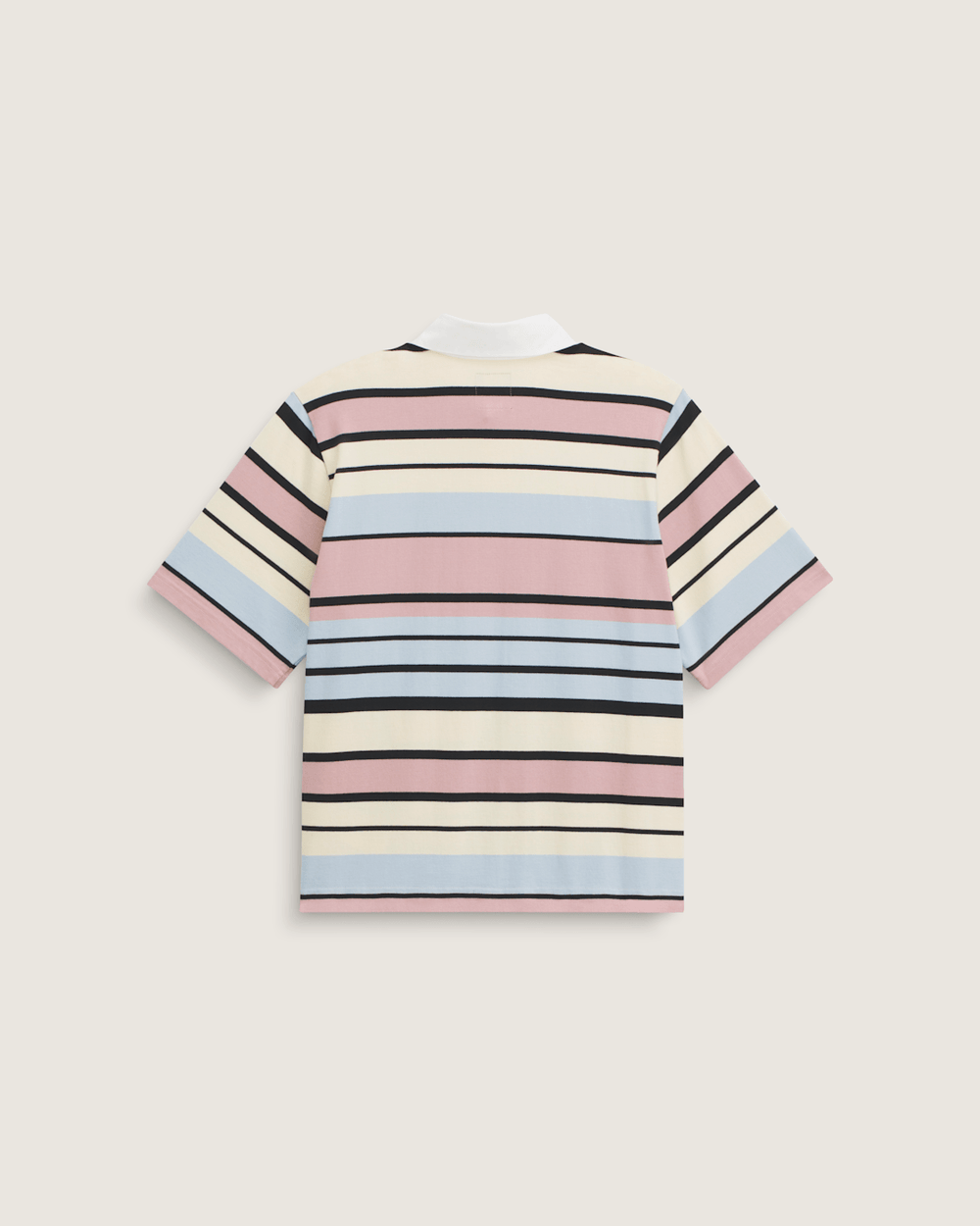 Women Vans Rugby Shirt in Misty Mauve Red
