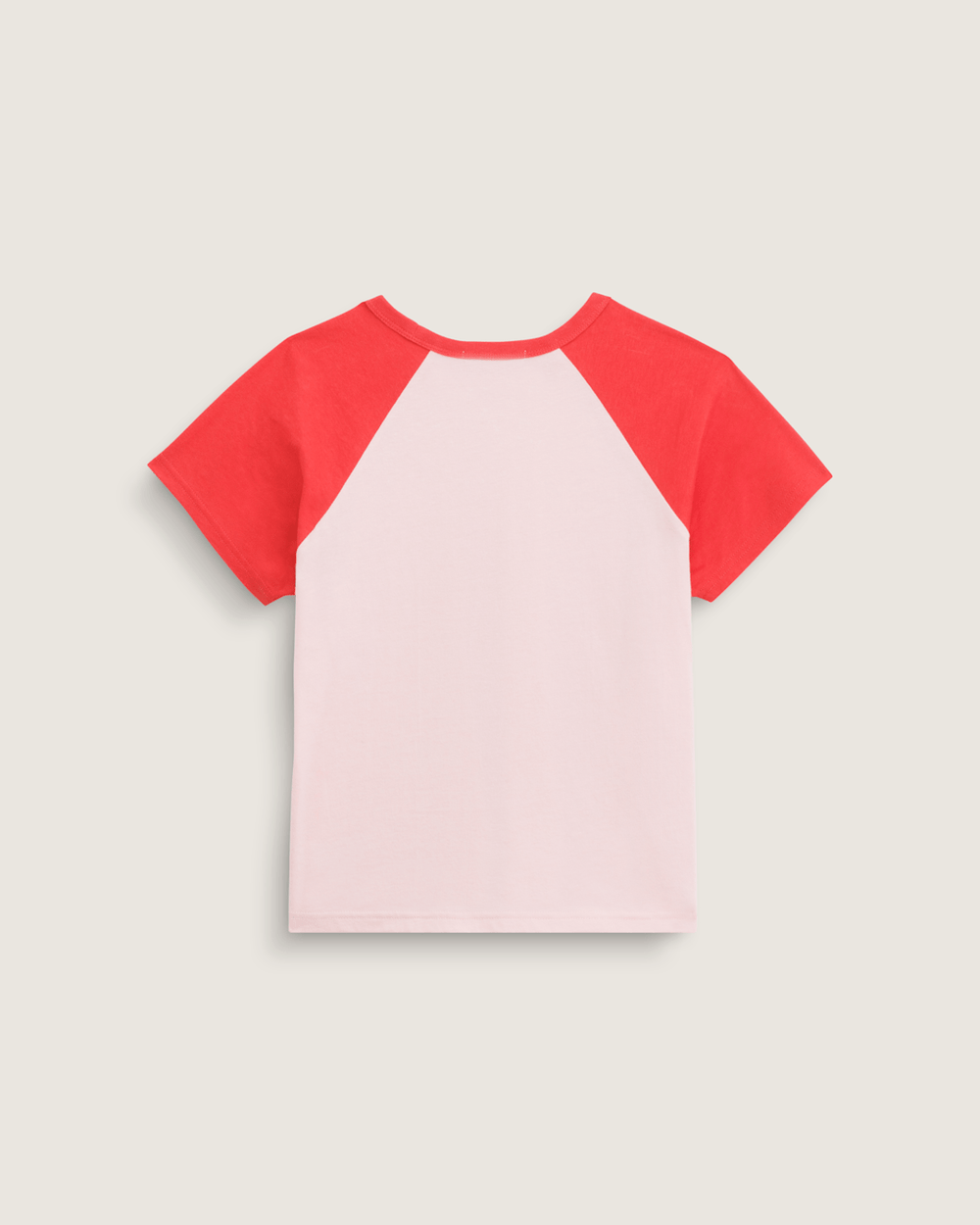 Women Vans Gracie Raglan T-Shirt in Coral Blush Pink