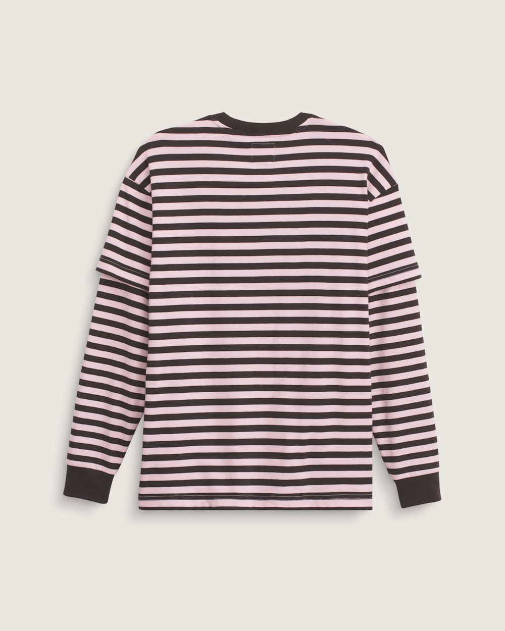 Women Vans Twofer Shirt in Coral Blush Pink