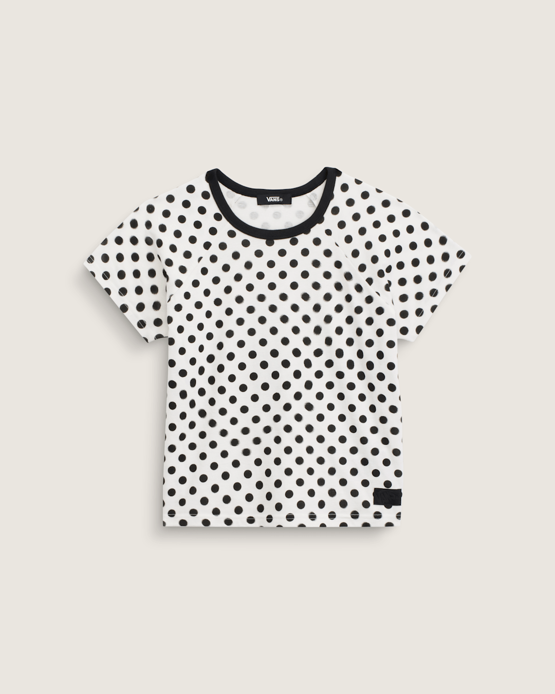 Women Vans Gracie Raglan T-Shirt in Blanc De Blanc White