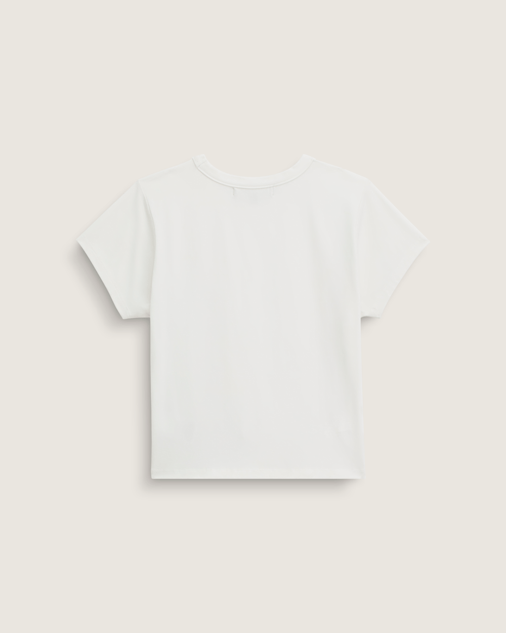 Women Vans Jersey Knit Shirt in Marshmallow White