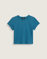 Women Vans Jersey Knit Shirt in Stv Navy Blue