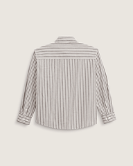 Women Vans Utility Stripe Shirt in Black-White