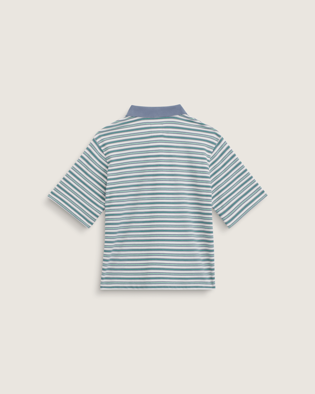 Women Vans Swing Knit Polo Shirt in Glacial Slate Blue