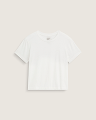 Women Vans Salton T-Shirt in Marshmallow White