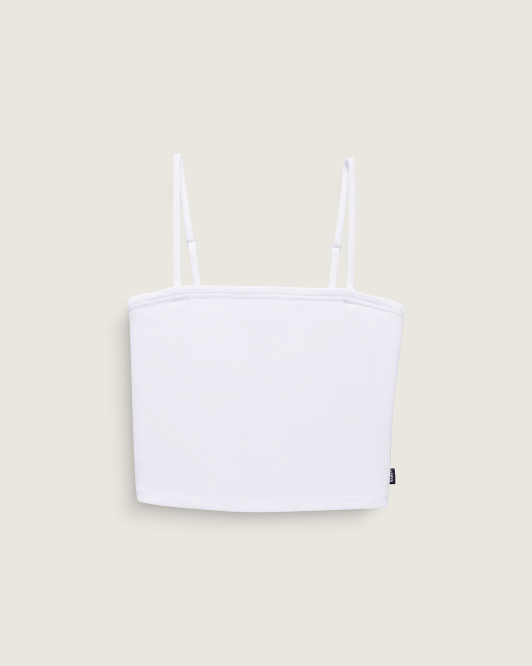 Women Vans Drew Rib Tube Top in White