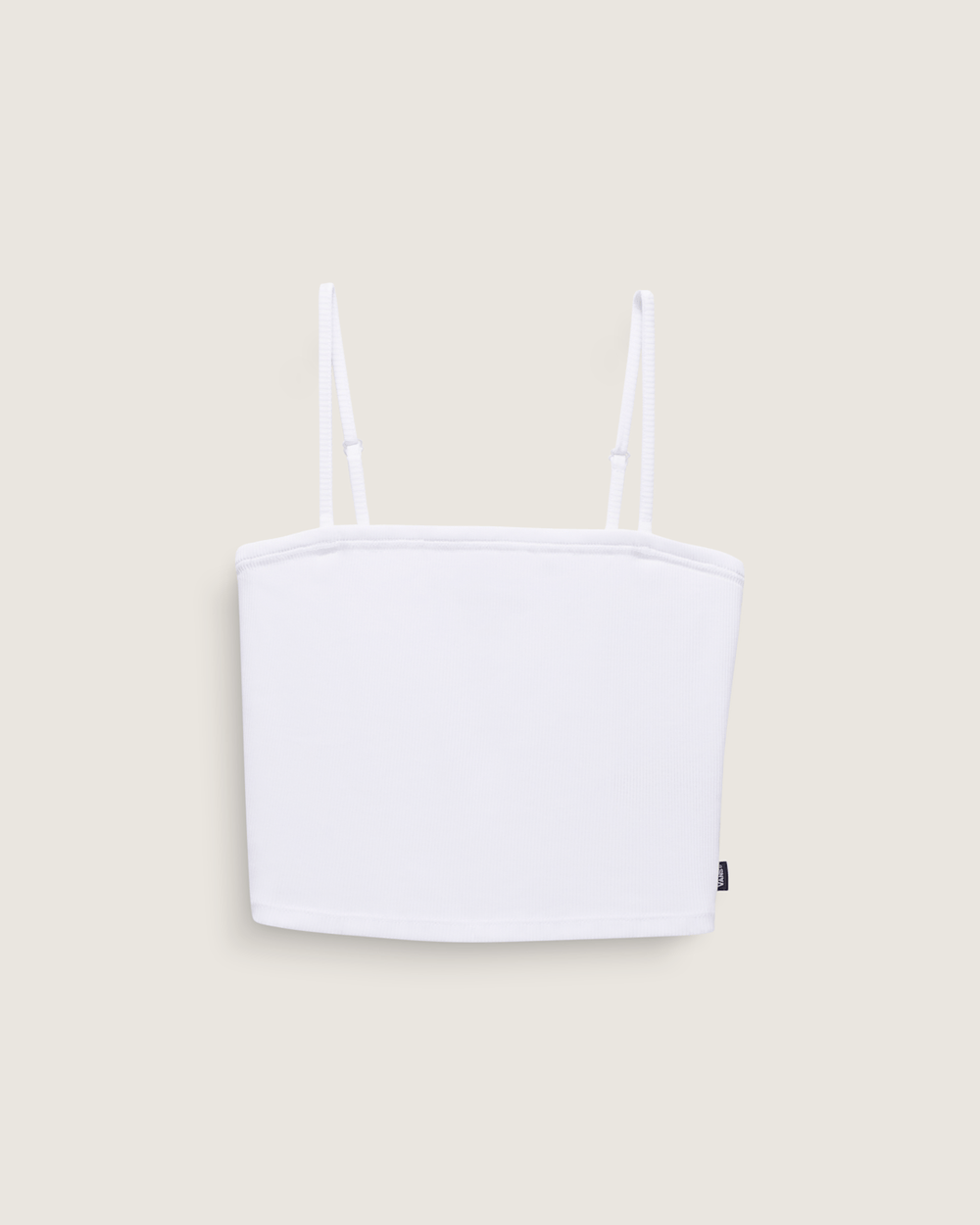 Women Vans Drew Rib Tube Top in White