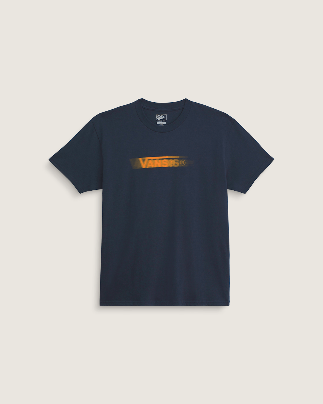 Women Vans Blur Drop T-Shirt in Navy