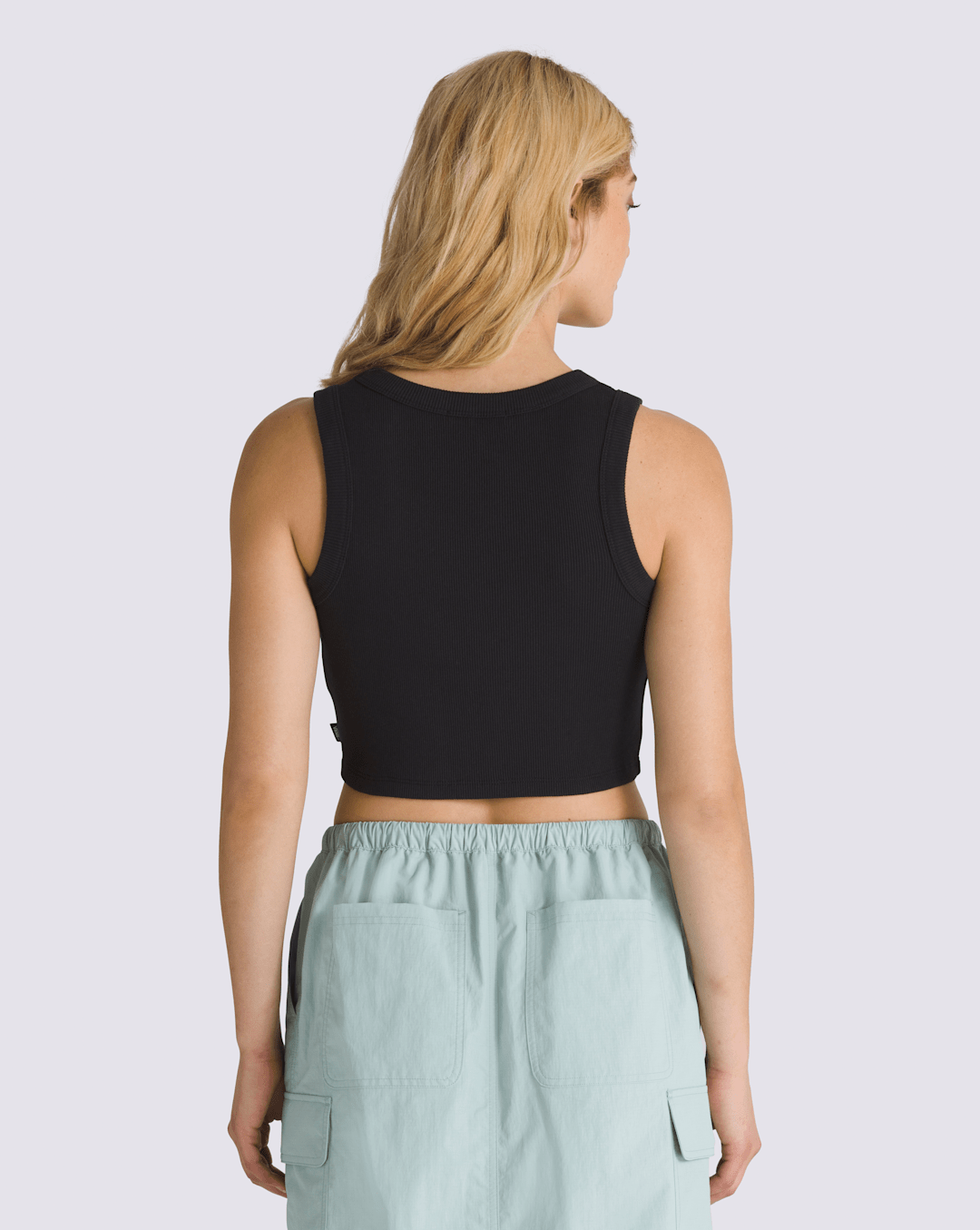 Women|Men Vans Drew Rib Tank Top in Black
