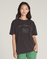 Women Vans Palm Impresa T-Shirt in Black